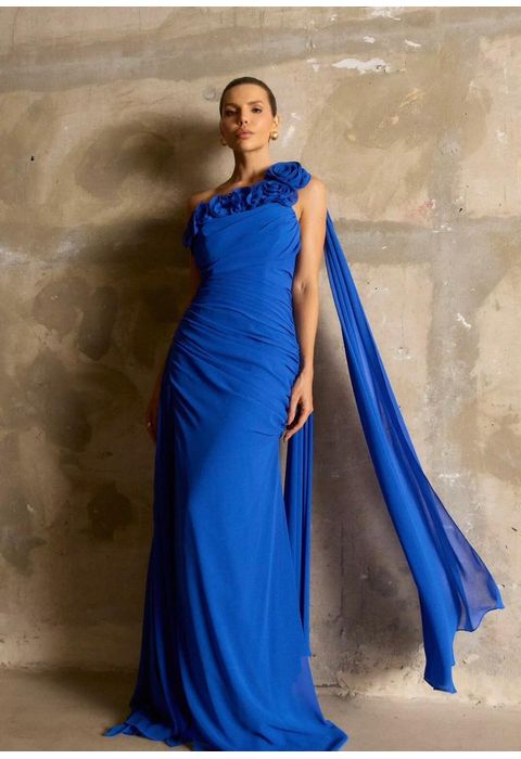 Vestido Malona Azul Bic 