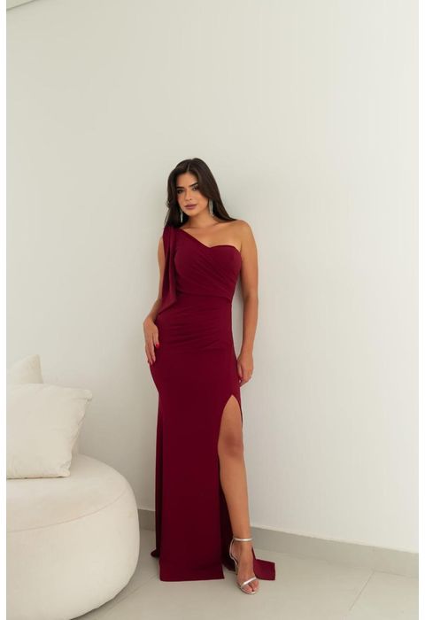 Vestido Milena Marsala 