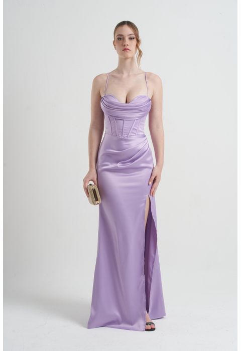 Vestido Grécia Lavanda