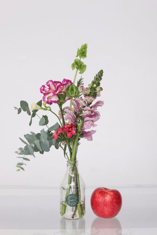 Assinatura  Arranjo P Duplinha Par de Vasos de Flores