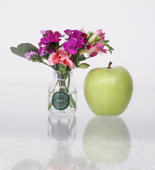 Assinatura Arranjo PP Caixinha 5 Mini Potinhos de Flores
