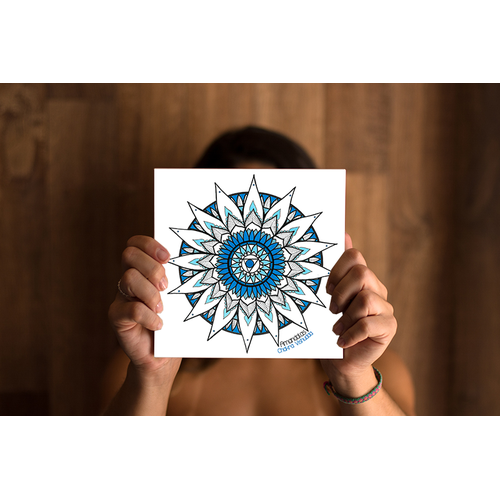 Mandala Chakra Vishudda Impresso