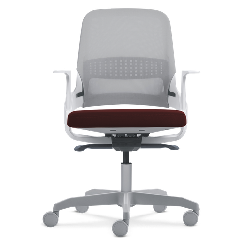 Cadeira My Chair Tela White N Wine
