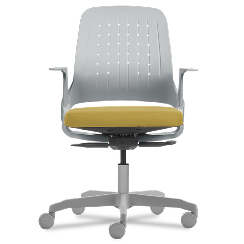 Cadeira My Chair Light Grey Yellow