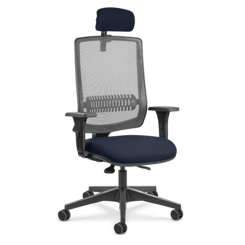 Cadeira Uni Pro Grey N Blue