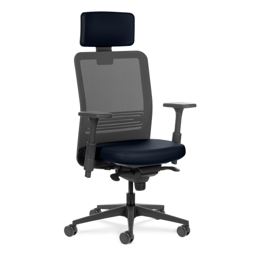 Cadeira Tecton HD Graphite N Blue