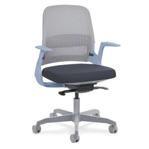 Cadeira My Chair Tela Graphite N Blue