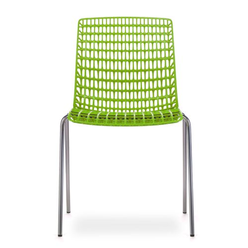 Cadeira Moiré Chrome Green