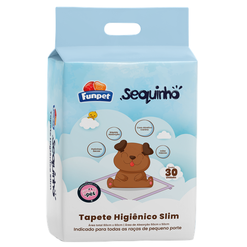 Tapete Higiênico Sequinho — 30 unidades