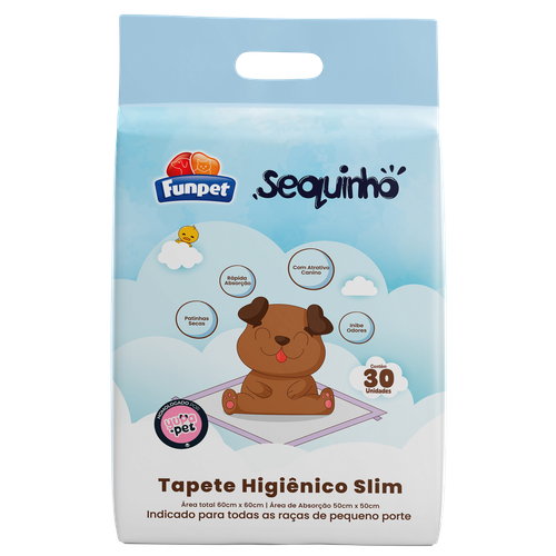 Tapete Higiênico Sequinho — 30 unidades