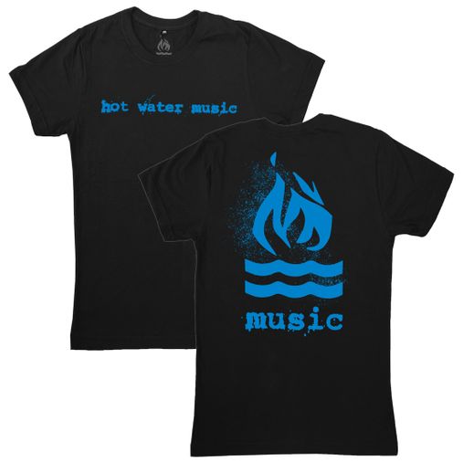Hot Water Music - Traditional Splatter Blue