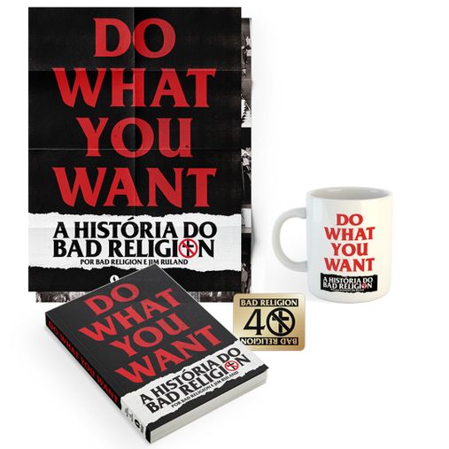 Combo: Bad Religion - Do What You Want - A História do Bad Religion + Caneca