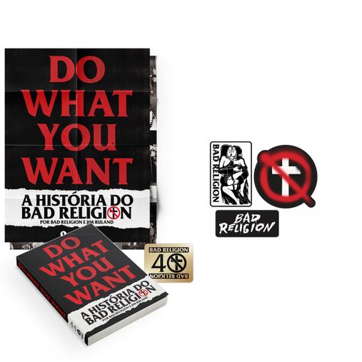 Combo: Bad Religion - Do What You Want - A História do Bad Religion + Patches
