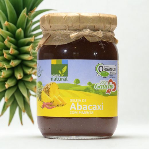 Geleia Gourmet de Abacaxi com Pimenta - 300g - Coopernatural