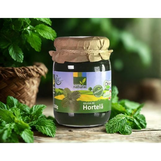 Geleia Gourmet de Hortelã - 330g - Coopernatural
