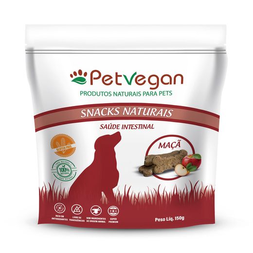 Snacks Para Cães - 150g - Maçã - Pet Vegan