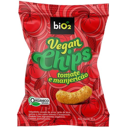 biO2 Vegan Chips Tomate e Manjericão 40 g