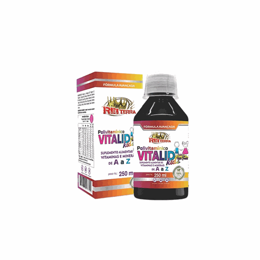 Polivitamínico Vitalid Kids - 250ml - Rei Terra