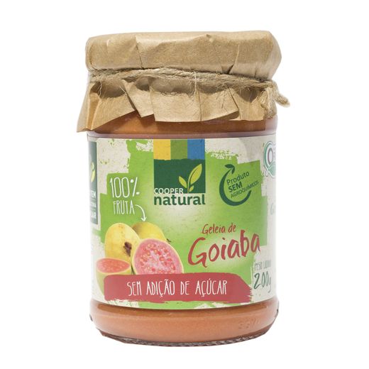 Geleia de Goiaba Sem Adição de Açúcar - 180g - Coopernatural