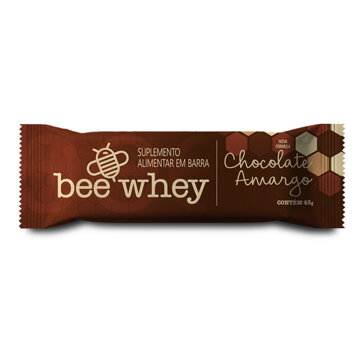 Barra de Proteína BeeWhey Chocolate Amargo | Caixa com 12 barras