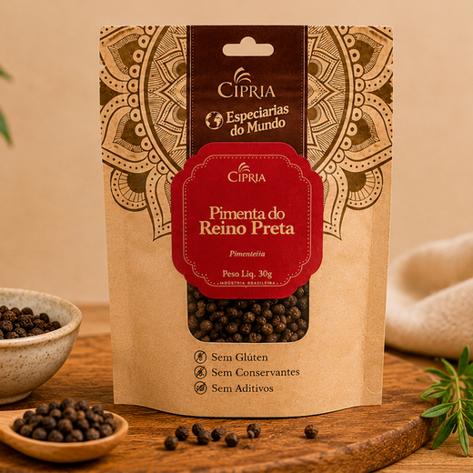 Pimenta do reino Orgânica Cipria 20g