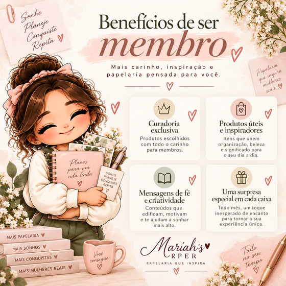 Benefícios Clube Mariah's Paper