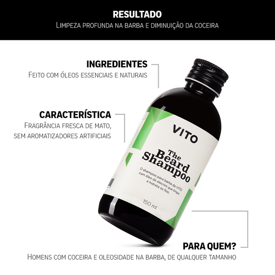 Shampoo para Lavar a Barba Vito 150mL