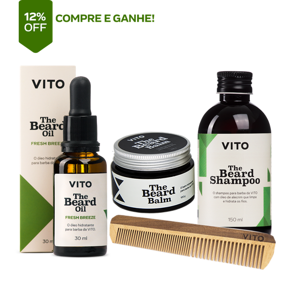 Combo Cuidar da Barba Fresh Breeze