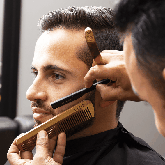 Pente Duplo para Cabelo e Barba