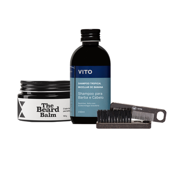 Kit Conjunto Cuidar da Barba
