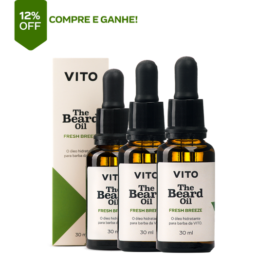 Combo 3 Oleos para Barba Fresh Breeze
