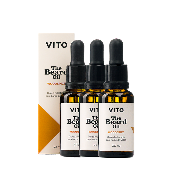 Combo 3 Oleos para Barba Woodspice