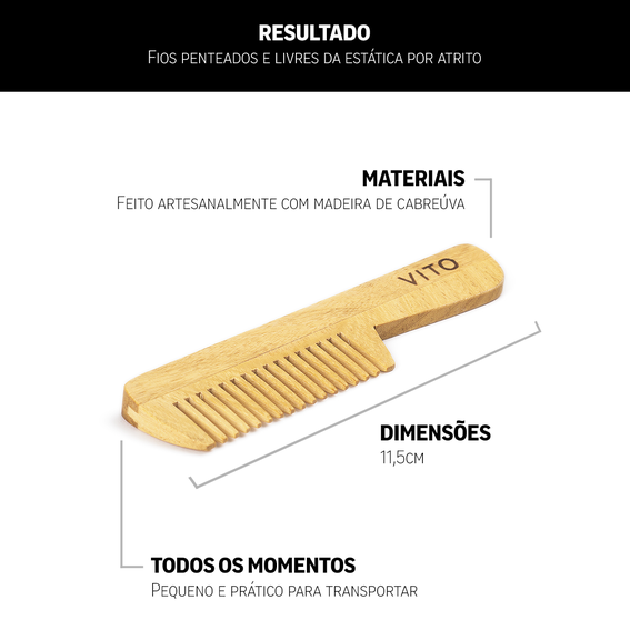 Pente de Bolso para Cabelo