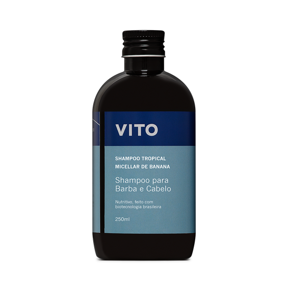 Shampoo Micellar Tropical para Cabelo e Barba Secos 250mL
