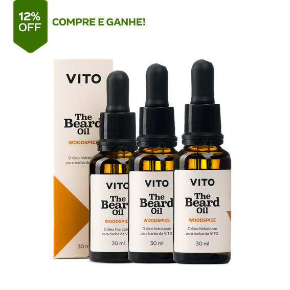 Combo 3 Oleos para Barba Woodspice