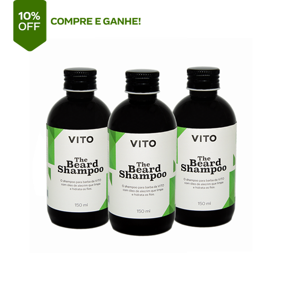 Combo 3 Shampoos para Barba