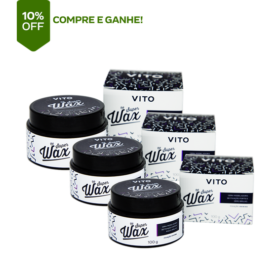 Combo 3 Ceras para Cabelo