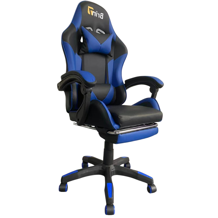 Cadeira Gamer Ajustes  B7-008  BRIN7 - Azul/Preto
