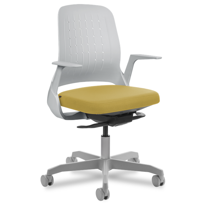 Cadeira My Chair Light Grey Yellow