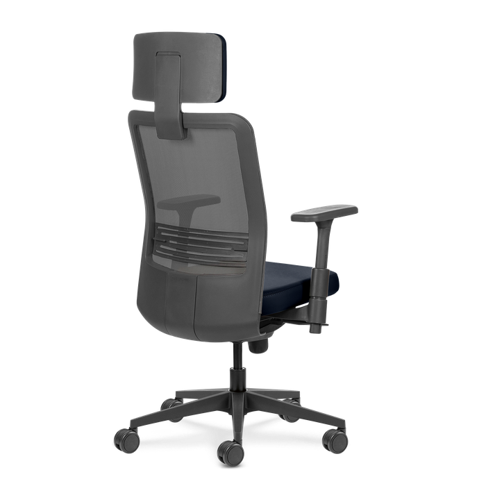 Cadeira Tecton HD Graphite N Blue