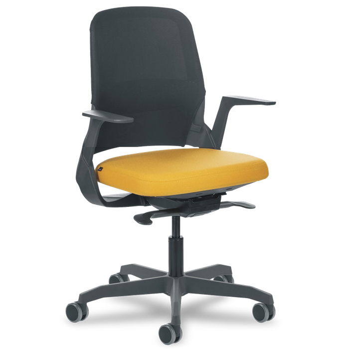 Cadeira My Chair Tela Shadow Black