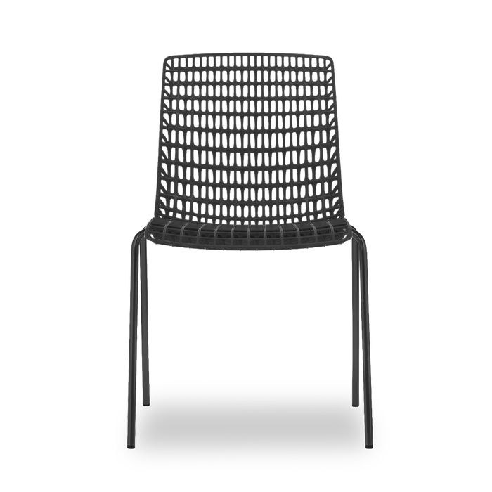Conjunto com 4 Cadeiras Moiré All Black