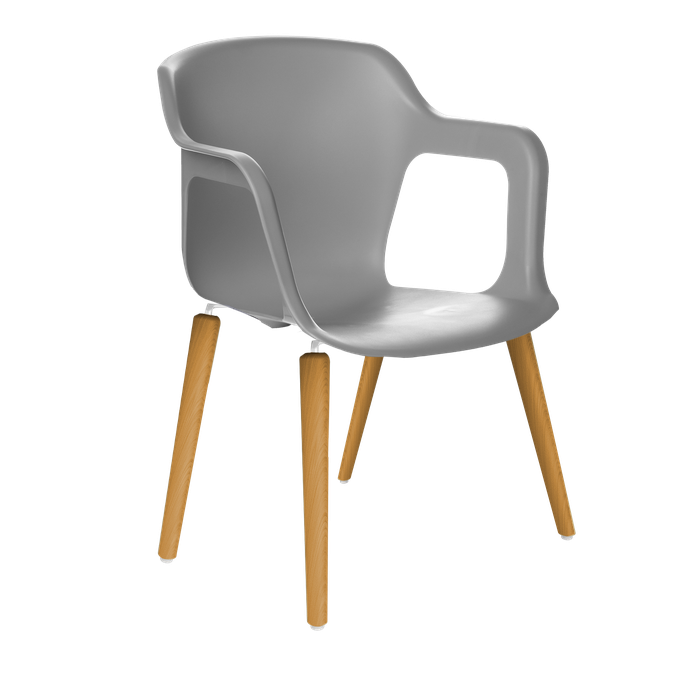 Cadeira Geos Wood Grey