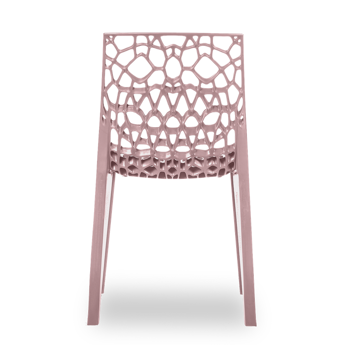Conjunto com 4 Cadeiras Coral Rosé