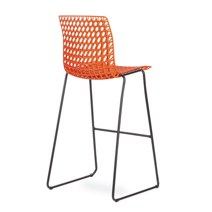 Banqueta Moiré Orange