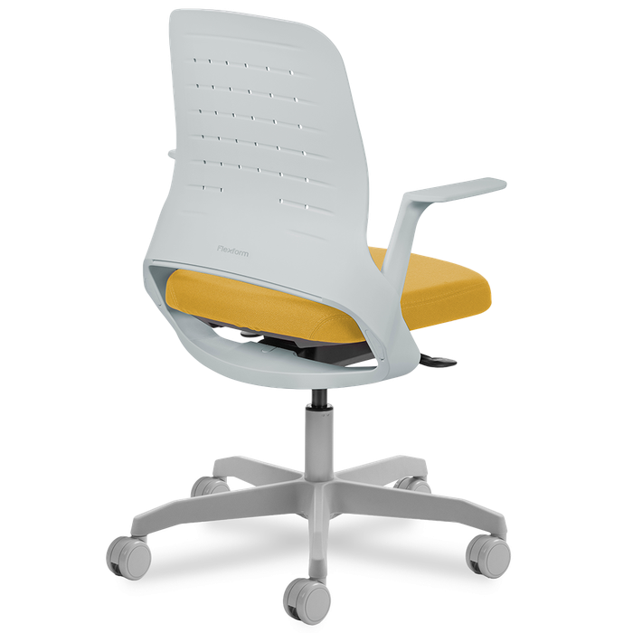 Cadeira My Chair Light Grey Yellow