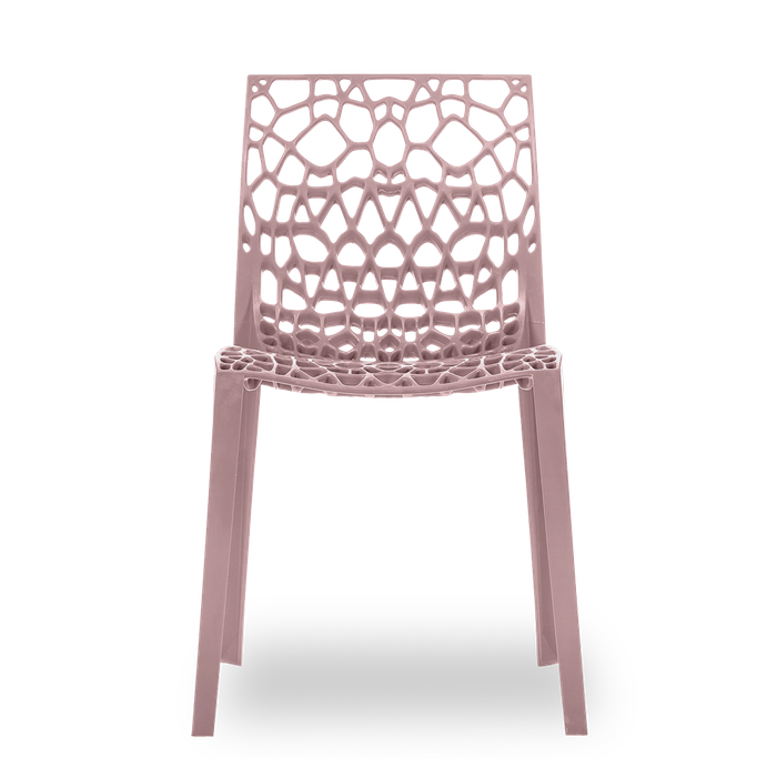 Conjunto com 4 Cadeiras Coral Rosé