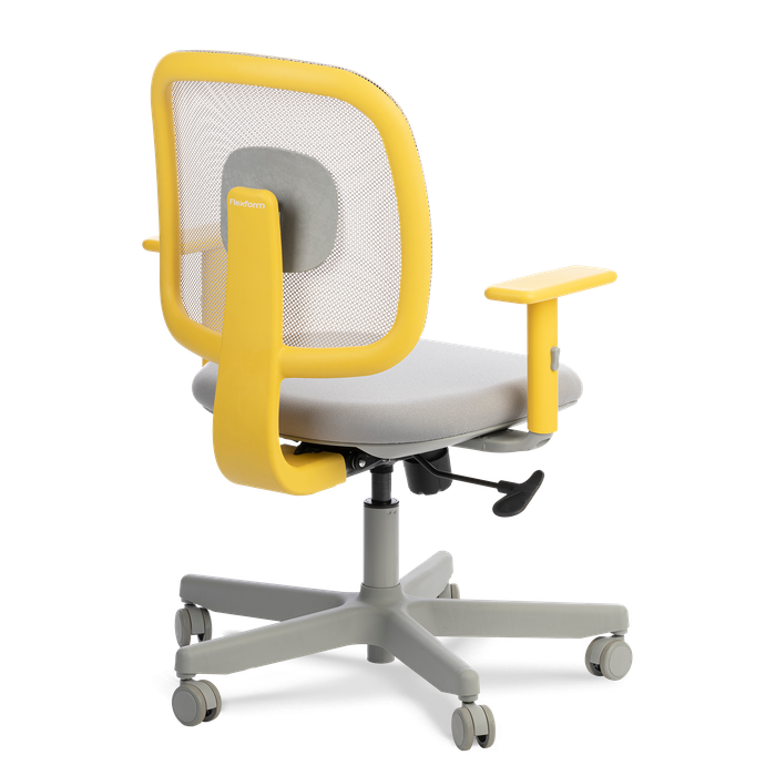 Cadeira Dot Yellow N Grey