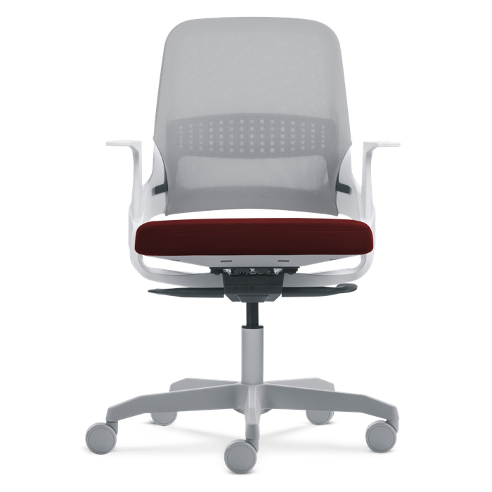 Cadeira My Chair Tela White N Wine