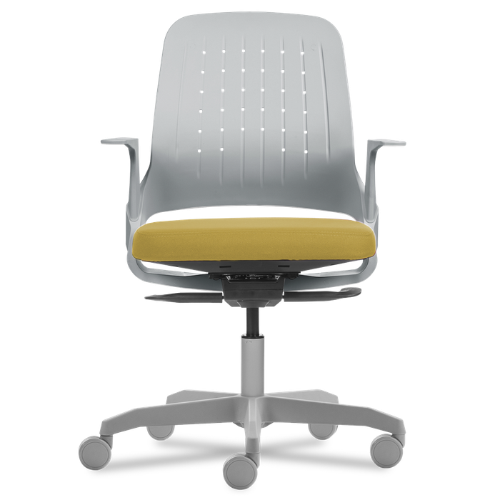 Cadeira My Chair Light Grey Yellow